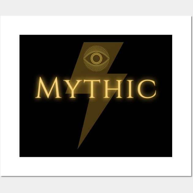 Mythic Logo Wall Art by Mythic Podcast Designs